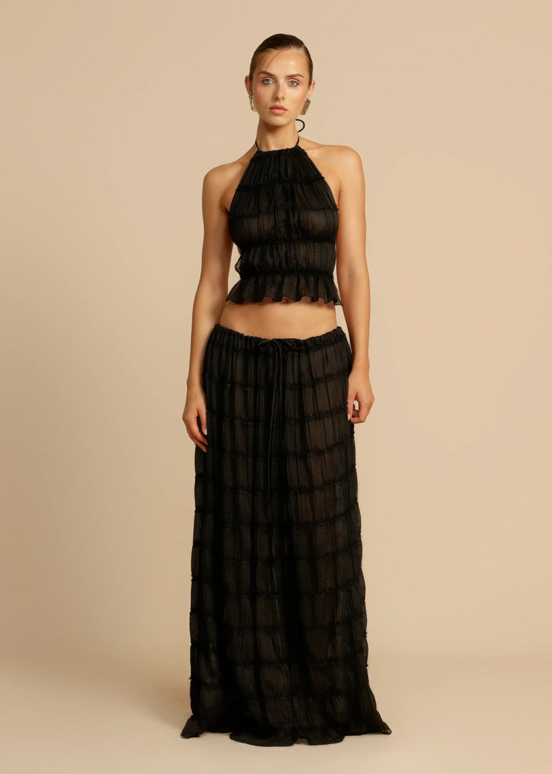 Chic Pleated Two-Piece Set | Mühelose Eleganz & Komfort