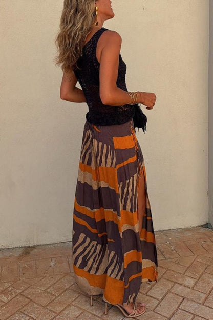 Boho Strick V - Ausschnitt Verdrehter Hohl Ausschnitt Lockeres Tanktop - Livezo