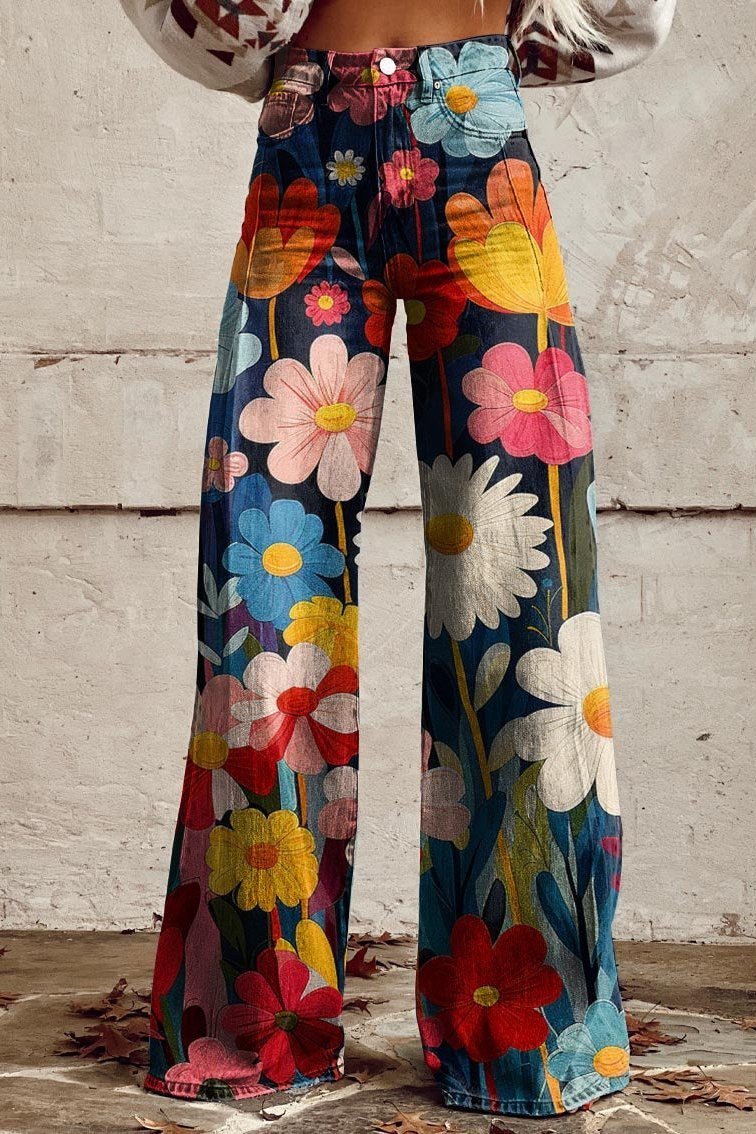 Boho Vintage Pants - Müheloser Stil mit einem Hauch von Retro! - Livezo