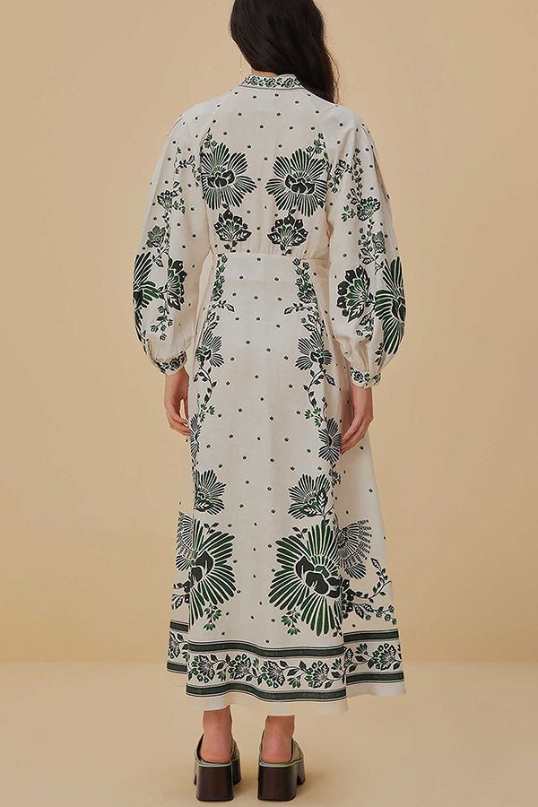 Botanical Maxi Dress - 🌿 Umarme die Natur mit Stil - Livezo