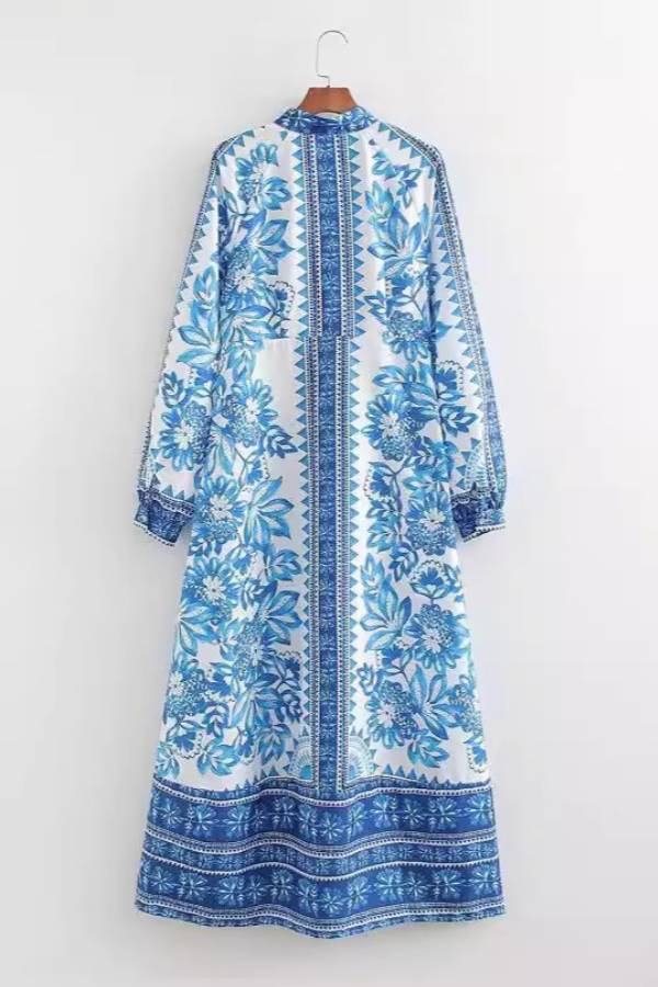 Botanical Maxi Dress - 🌿 Umarme die Natur mit Stil - Livezo