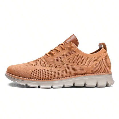 Brown Urban Comfort Sneakers for Men - Harren Cole