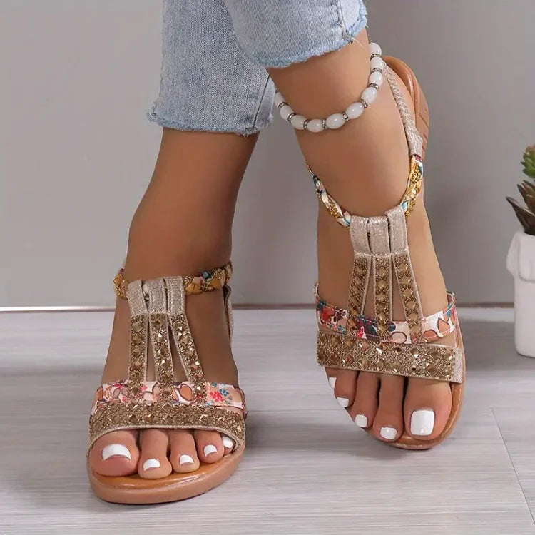Sariah | Elegante Kristall-Sandalen für Frauen