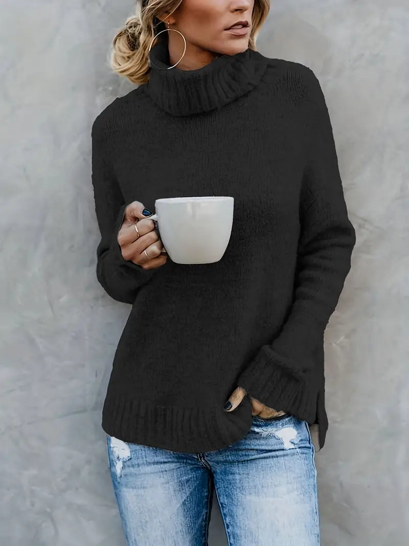 Cleo - Pullover mit Rollkragenpullover