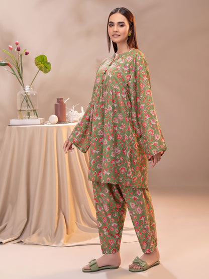 Cambric Printed Shirt (Unstitched) - Stilvoll, Leicht & Bequem - Livezo