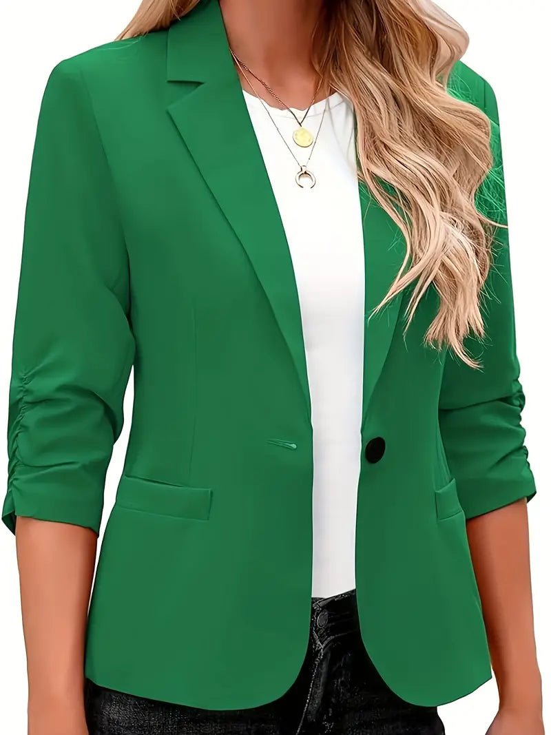 Carola - Lässiger 3/4 - Ärmel Reverskragen Blazer - Livezo