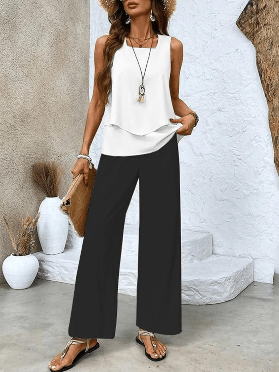 Caroline - Stilvolles Zweiteiler - Set - Livezo