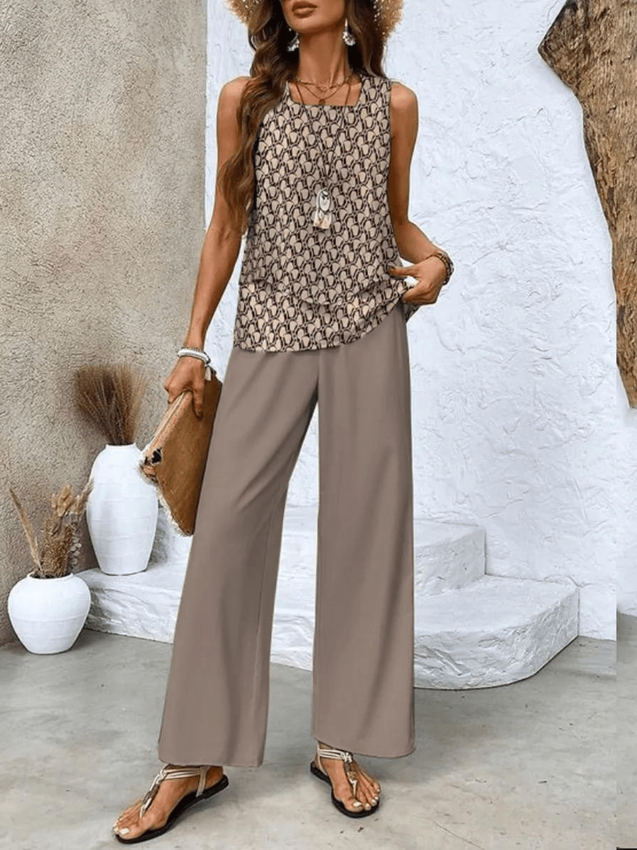 Caroline - Stilvolles Zweiteiler - Set - Livezo