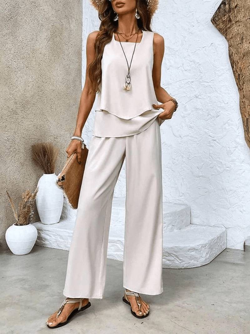 Caroline - Stilvolles Zweiteiler - Set - Livezo