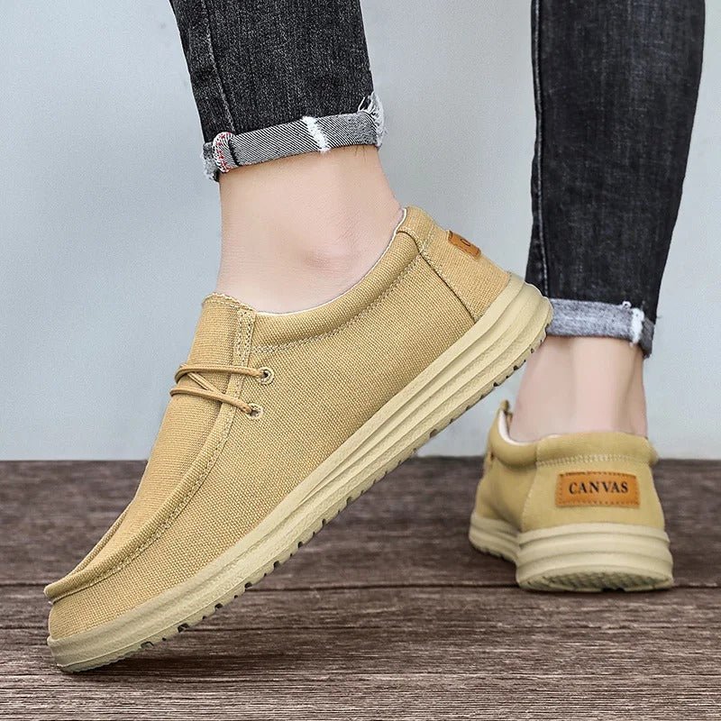 Casual Canvas Slip - On Shoes with Flexible Sole - Harren Cole
