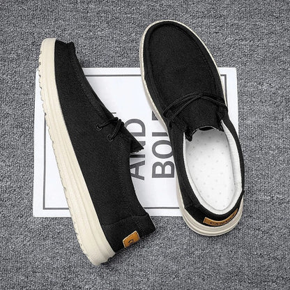 Casual Canvas Slip - On Shoes with Flexible Sole - Harren Cole