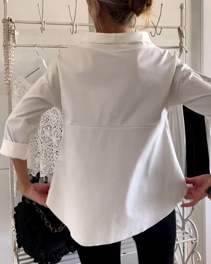 Casual Lapel Top - Dein neues Lieblings - Lapel - Top! - Livezo