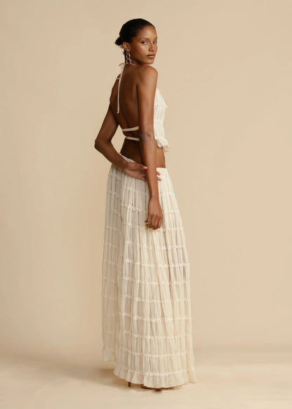 Chic Pleated Two - Piece Set | Mühelose Eleganz & Komfort - Livezo