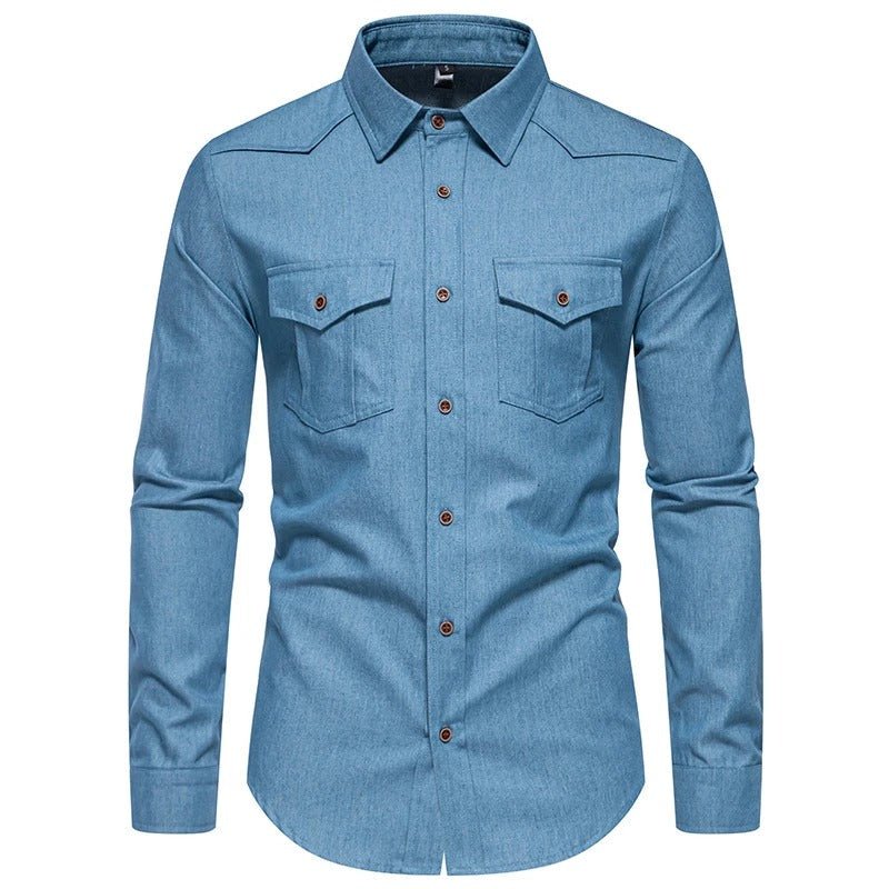 Classic Denim Shirt for Men - Harren Cole