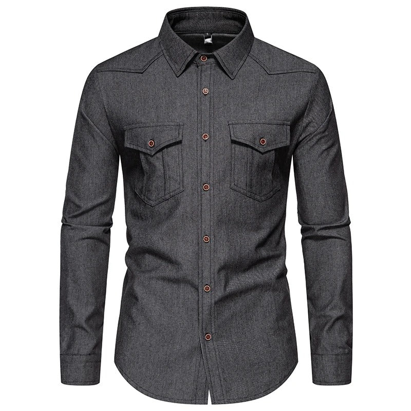Classic Denim Shirt for Men - Harren Cole