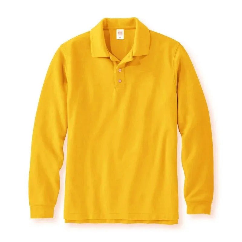 Classic Long - Sleeve Polo Shirt for Men - Harren Cole