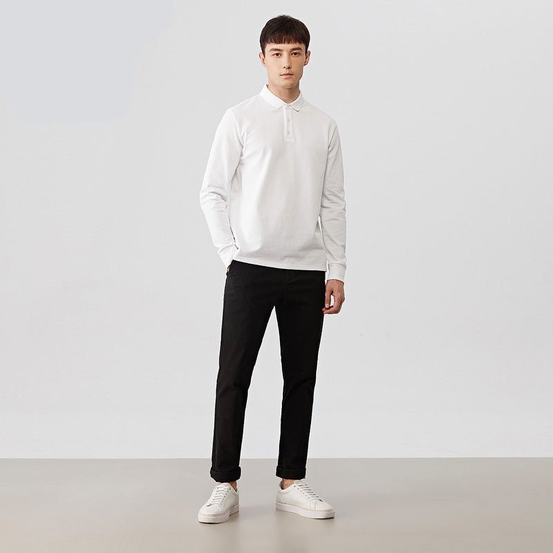 Classic Long - Sleeve Polo Shirt for Men - Harren Cole