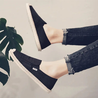 Classic Men's Espadrilles Canvas Slip - On Shoes - Harren Cole