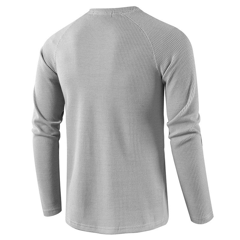 Classic Men's Henley Shirt Slim Fit Casual Top - Harren Cole