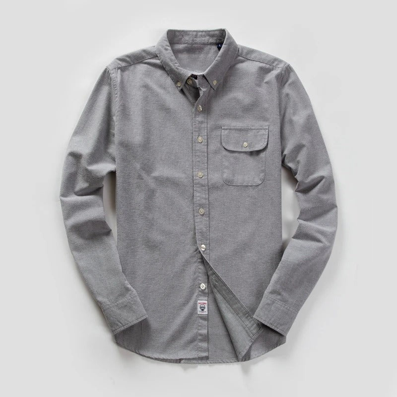 Classic Men's Shirt with Chest Pocket - Harren Cole