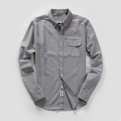 Classic Men's Shirt with Chest Pocket - Harren Cole