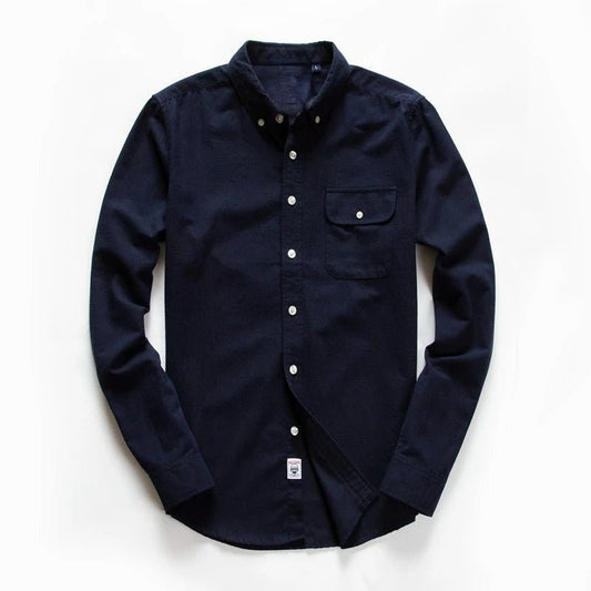 Classic Men's Shirt with Chest Pocket - Harren Cole