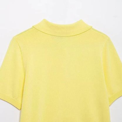 Classic Polo Shirt with Peter Pan Collar - Harren Cole