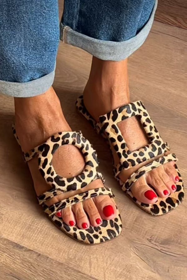 Colorblock Offene Zehen Freizeit - Sandalen - Livezo