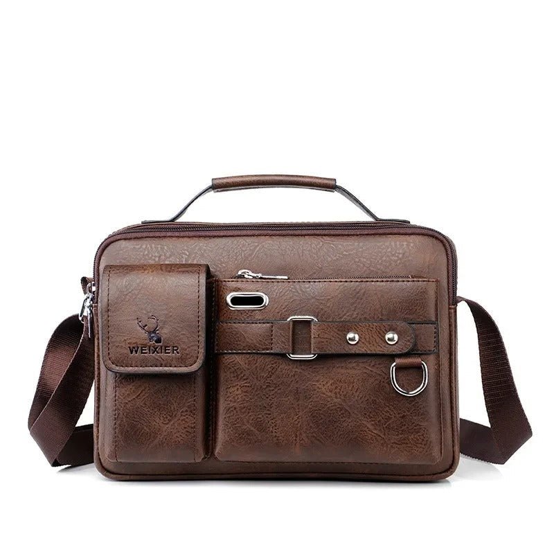 CommandTech Leather Briefcase - Harren Cole