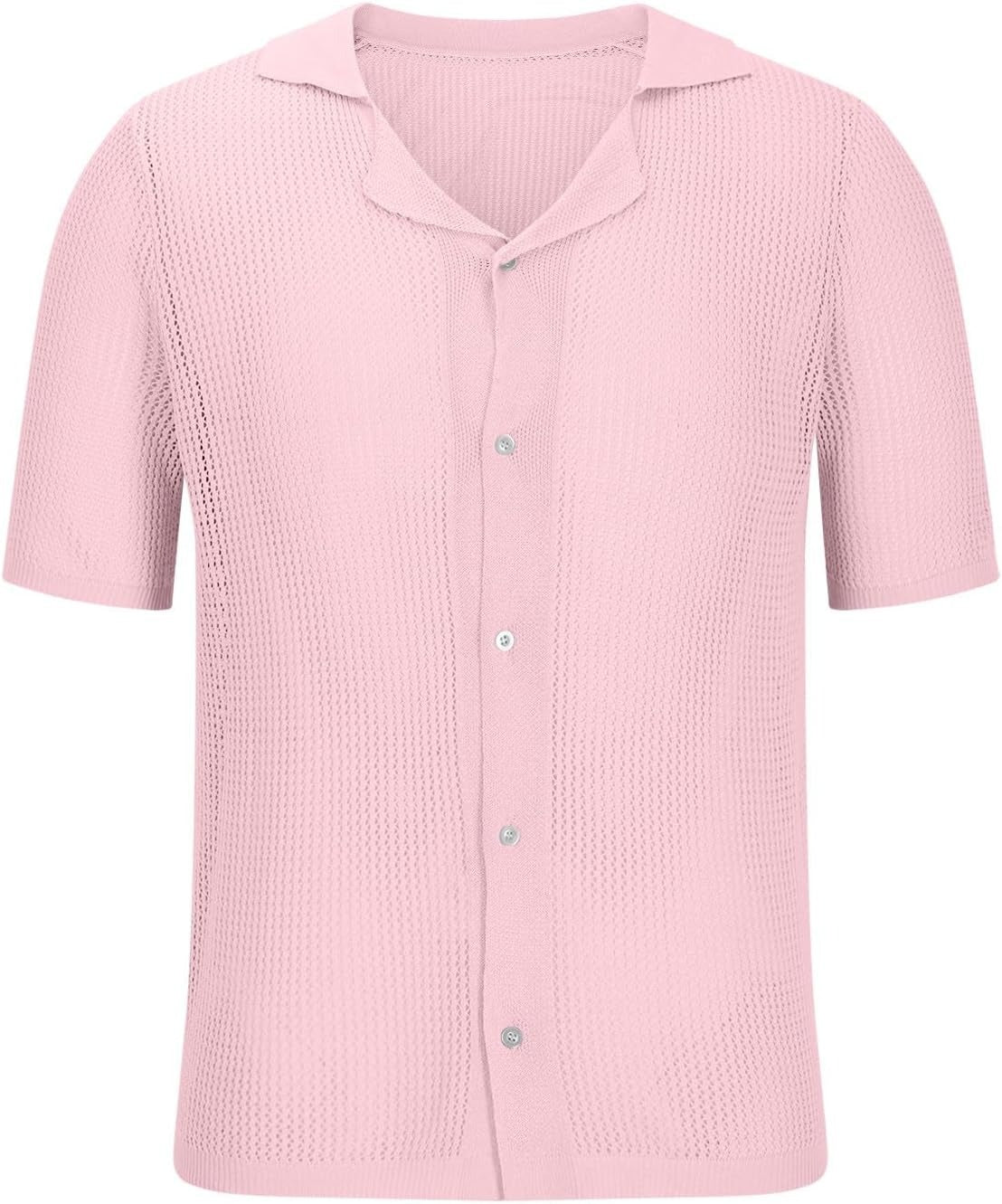 Crochet Button Placket Airy Shirt - Harren Cole