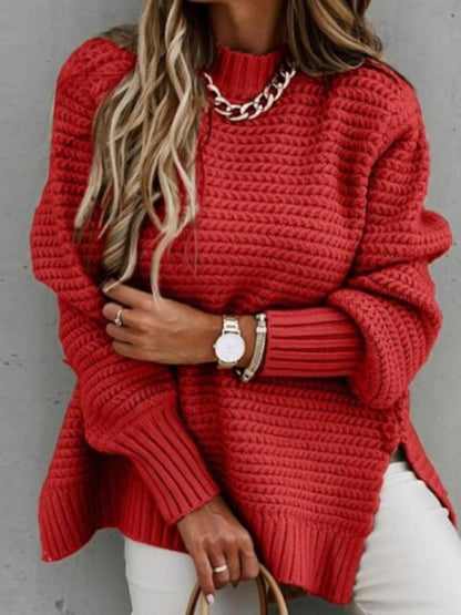 Gemütlicher Strickpullover mit eleganter Passform