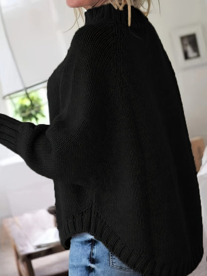 Gemütlicher Grobstrickpullover