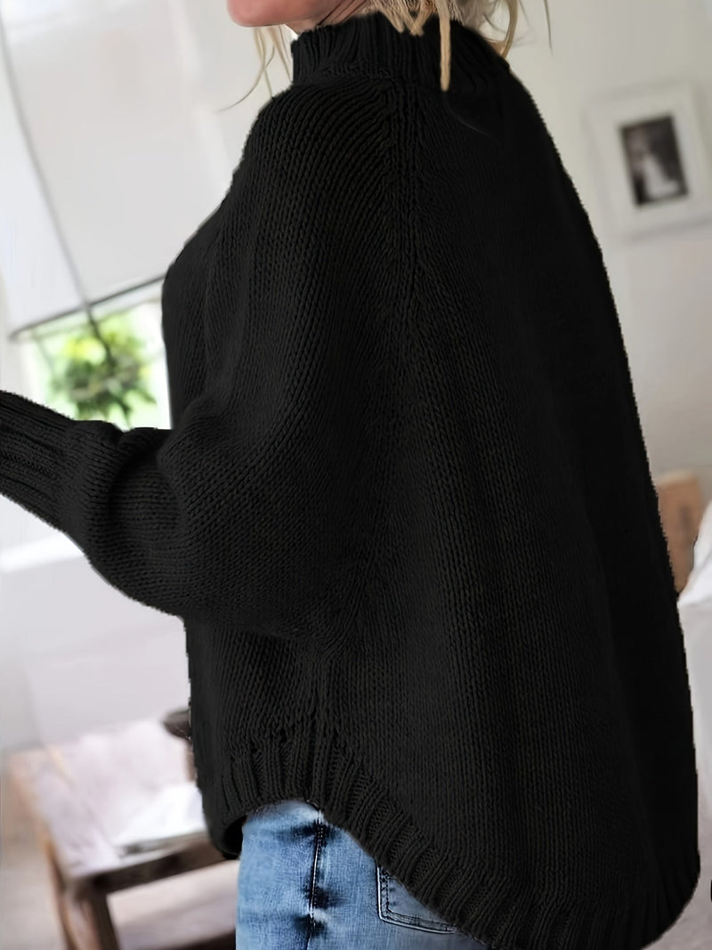 Gemütlicher Grobstrickpullover