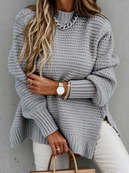 Gemütlicher Strickpullover mit eleganter Passform