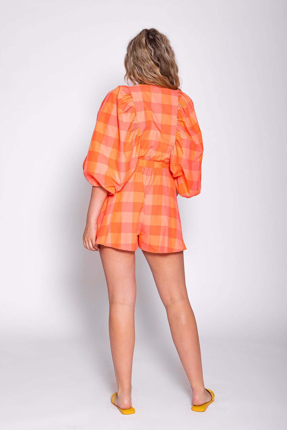 Damen Ärmelloser V - Ausschnitt Jumpsuit mit weitem Bein - Livezo