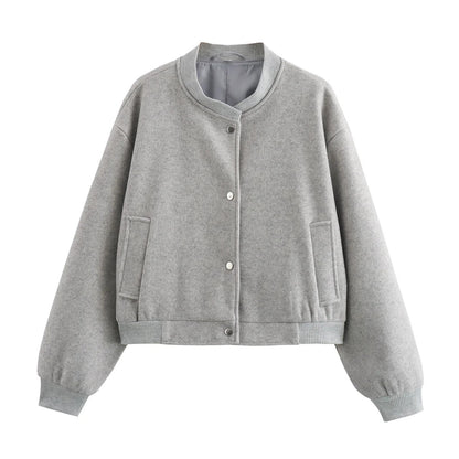Damen Herbst Street Flight Jacke - Livezo