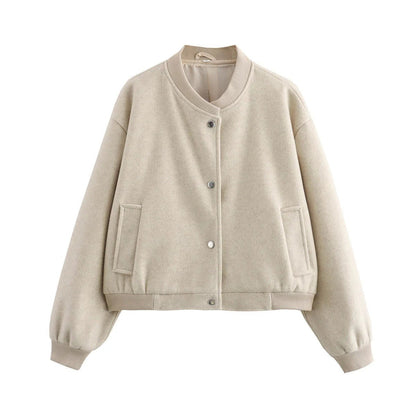 Damen Herbst Street Flight Jacke - Livezo