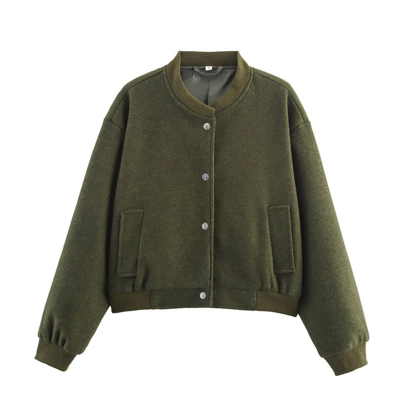 Damen Herbst Street Flight Jacke - Livezo