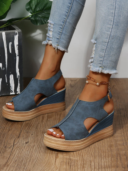 Damen Lässige Sandalen mit Blockabsatz - Livezo