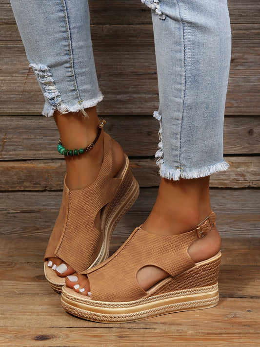Damen Lässige Sandalen mit Blockabsatz - Livezo