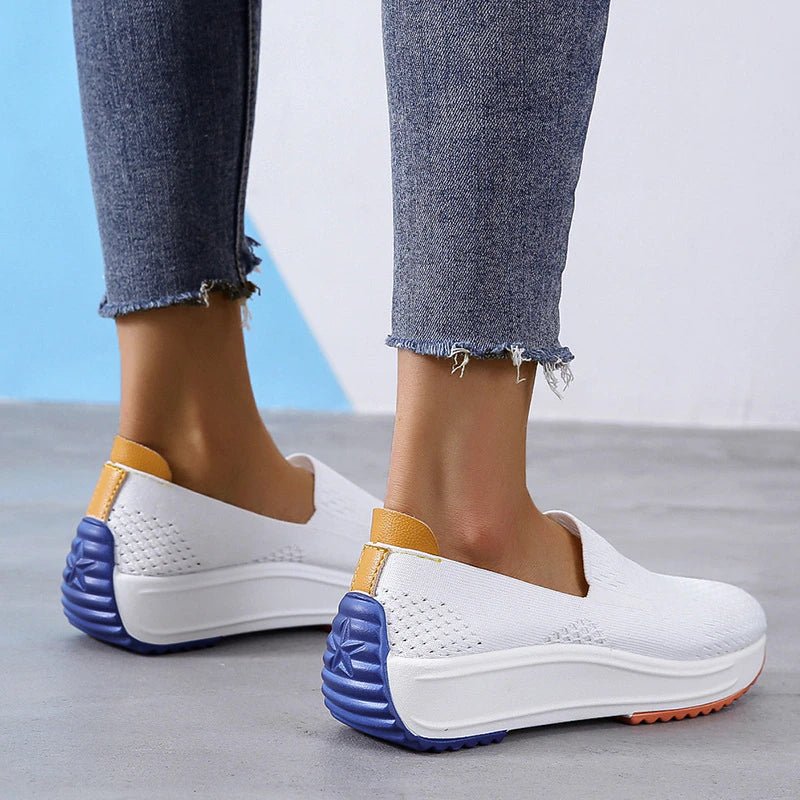 Damen Mesh Slip - On Casual Ballerinas - Livezo