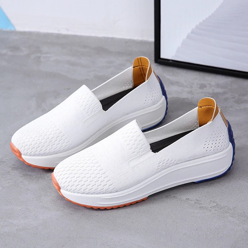 Damen Mesh Slip - On Casual Ballerinas - Livezo