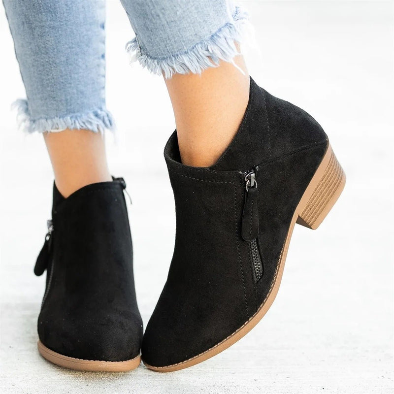 Damen Orthopädische Leder - Stiefeletten - Livezo