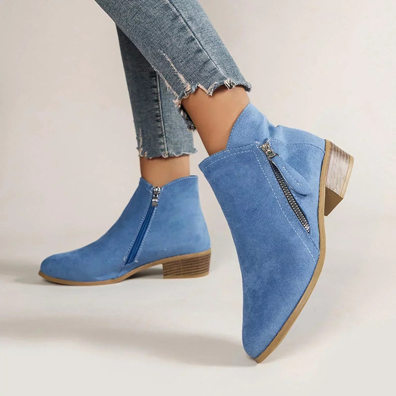 Damen Orthopädische Leder - Stiefeletten - Livezo
