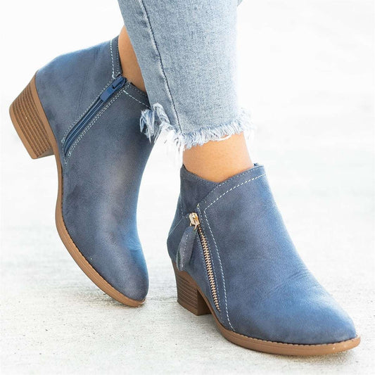 Damen Orthopädische Leder - Stiefeletten - Livezo