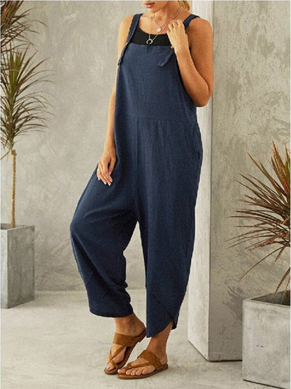 Damen - Overall mit Knopfleiste für den Alltag - Livezo