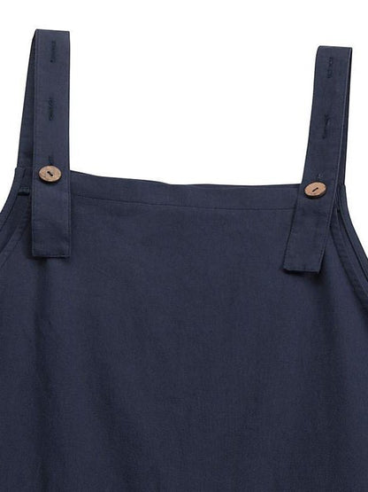 Damen - Overall mit Knopfleiste für den Alltag - Livezo