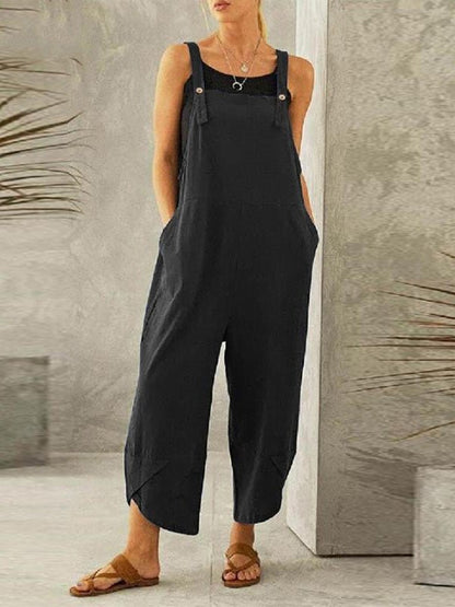 Damen - Overall mit Knopfleiste für den Alltag - Livezo