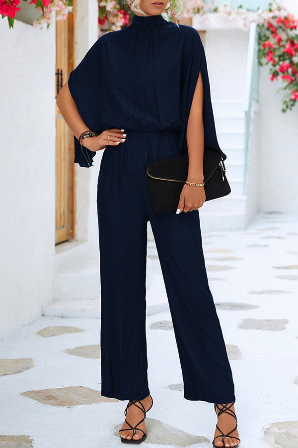 Damen Overall mit Schnürung, langen Ärmeln und einfarbigem Design - Livezo