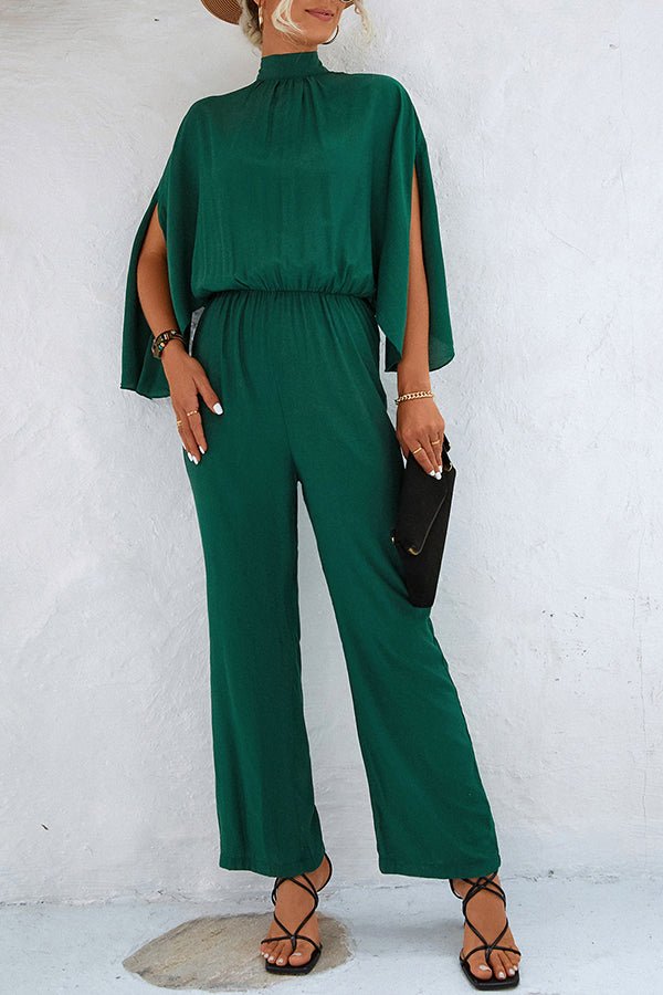 Damen Overall mit Schnürung, langen Ärmeln und einfarbigem Design - Livezo